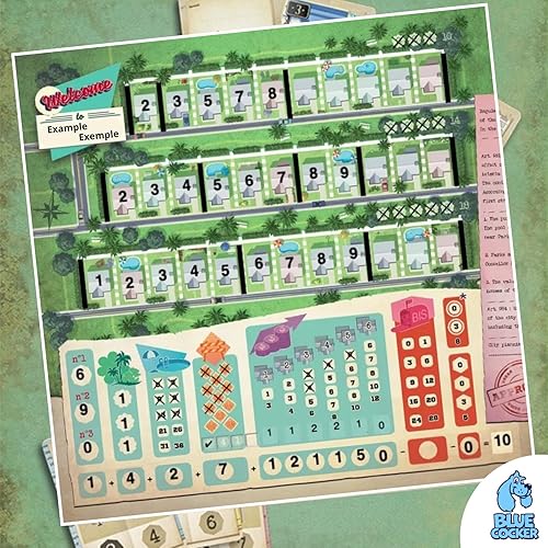 Miniatura 6 de Bienvenido a... Tu juego de mesa perfecto para el hogar | Juego de estrategia de construcción de ciudades | Juego de aventura narrativa para adultos
