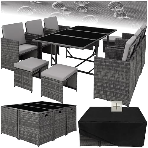 Tectake Polyrattan Garden Furniture
