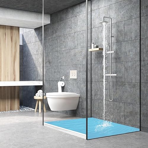 Miniatura 7 de Presa de agua de umbral de ducha de 79 pulgadas, el sello inferior del umbral de la ducha evita que el agua salpique y mantiene el suelo seco, presa