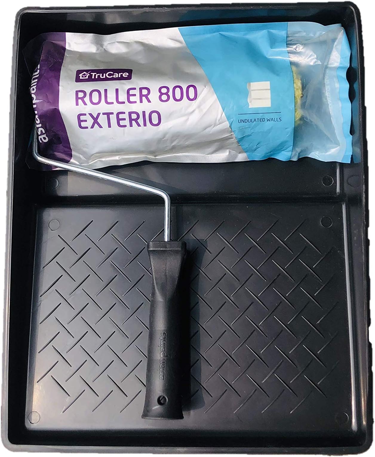 Asian Paints 9Inches Exterior Paint Roller with Tray Combo Set