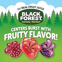Vista 4 de Black Forest Juicy Burst - Dulces de frutas con explosión jugosa, mezcla de bayas, bolsas de 0.8 onzas (40 unidades)