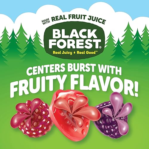 Miniatura 22 de Black Forest Juicy Burst - aperitivos frutales - 40 paquetes, frutas mixtas, hechas con jugo de fruta natural, sabor natural, libre de grasa y sin