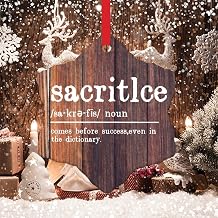 Sacirtlce Definition - Sacirtlce Christmas Ornament - Dictionary Meaning Typography Tree Decoration Ornament Funny Noun Definition Ceramic Christmas Ornament New Year