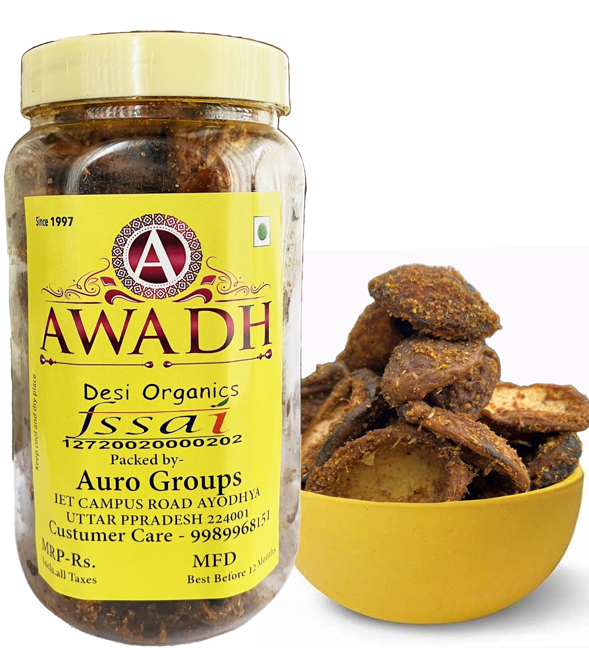 AWADH- Home Made Uttar Pradesh Special Aam ki khatai 500 gm. Masala Mix Amchur/khatta/chatpata/Kairi/Spicy Dry Mango Pieces Pickles | Desi Khatai | desi sirka | Dal Ki Khatai | Masala Khatai for Dal (B0CR3TMWR6) Amazon Price History, Amazon Price Tracker