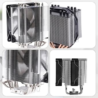 4 PCS 12 CM CPU Heatsink Fan Buckle, Computer Mainboard CPU Radiator Fan Fixing Clip, CPU Radiator Fan Hook Fixed Bracket Pc Mainboard CPU Radiator Fan Wire Buckle Upper Hook Type Fixing Clips, 12cm