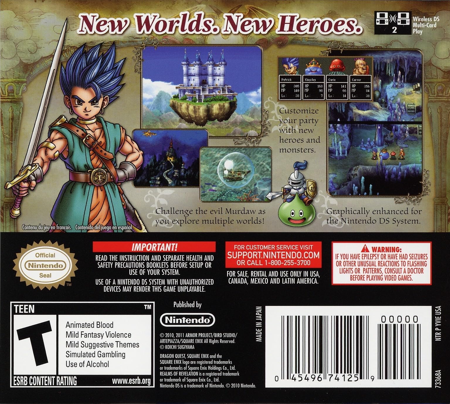 Amazon.com: Dragon Quest VI: Realms of Revelation - Nintendo DS