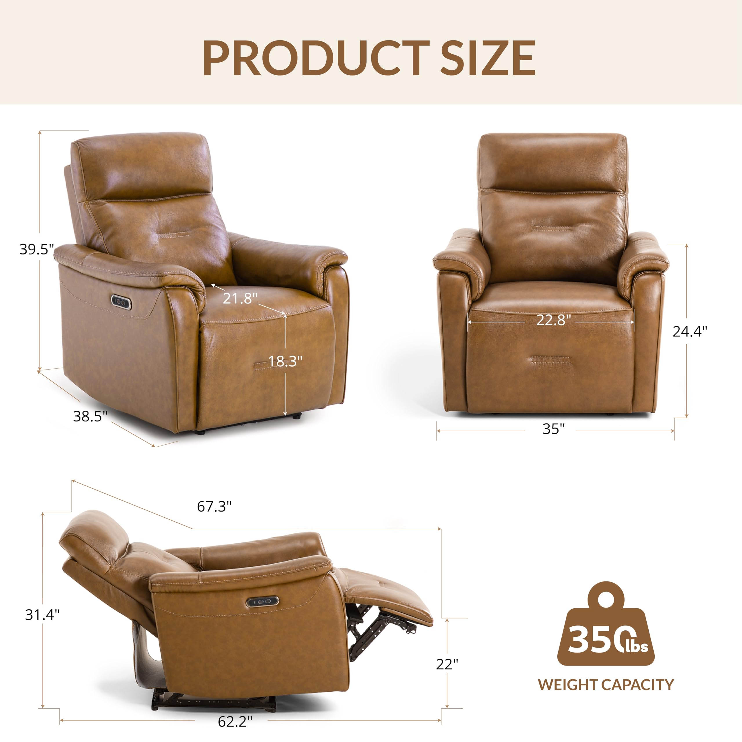 SSX2673 C.Nicolai #０１ & F.Leder #０２ Amazon.com: zzlay Genuine Leather Recliner Chair, Electric Power