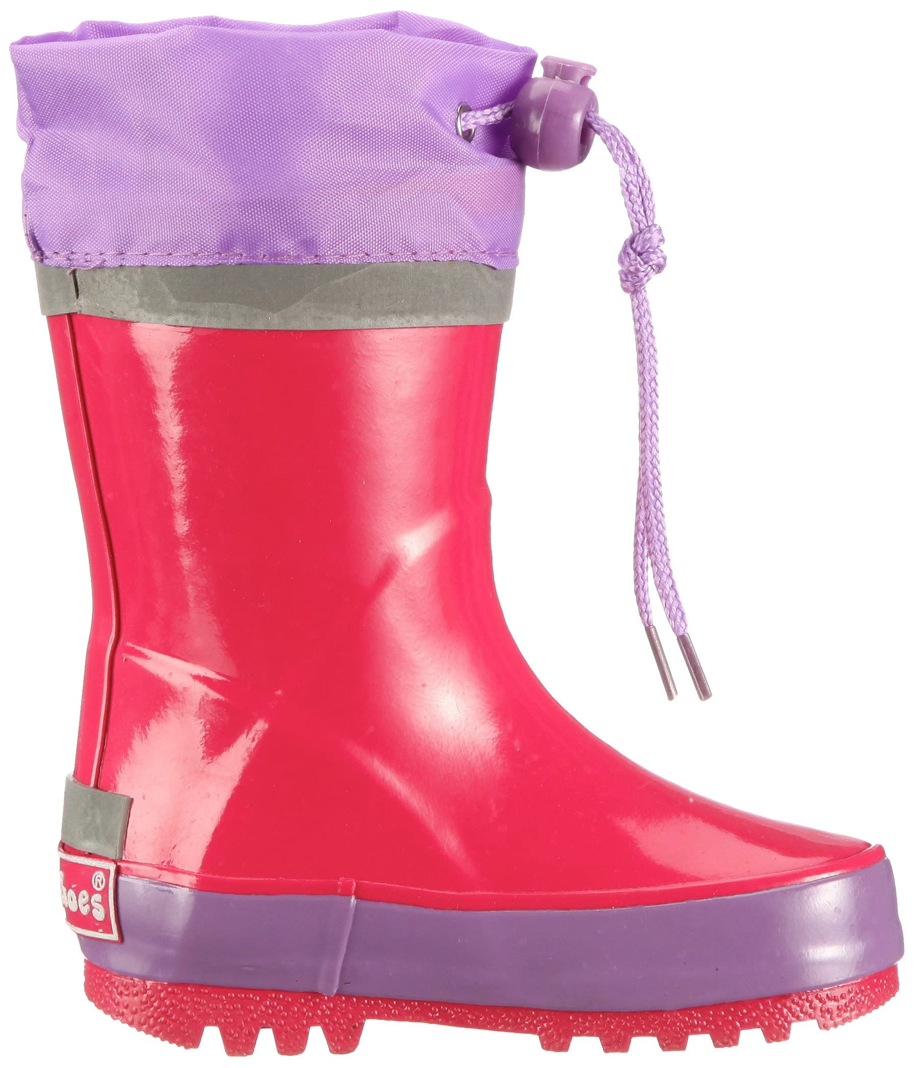 Playshoes Uniseks - dzieci Kalosze BiedronkaKalosze z naturalnego kauczuku, modne kalosze unisex z odblaskami, z motywem chrząszcza