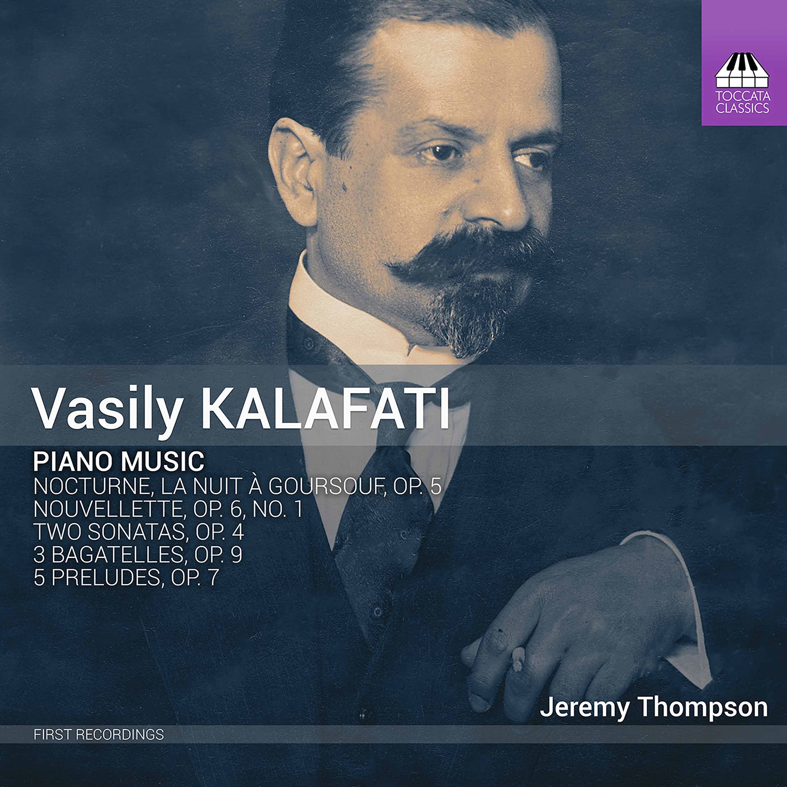 Jeremy Thompson Vasily Kalafati: Piano Music CD New 5060113440938