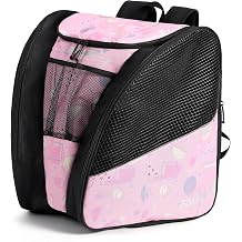 EALER SBH202 Ice Skate Bag Ice Skating Backpack, Roller Skates Ski Boot Bag, Ice & Inline Skate Bag - Large Capacity Waterproof Protective Gear