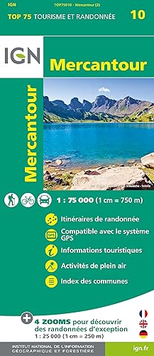 IGN Mercantour - Carte topographique
