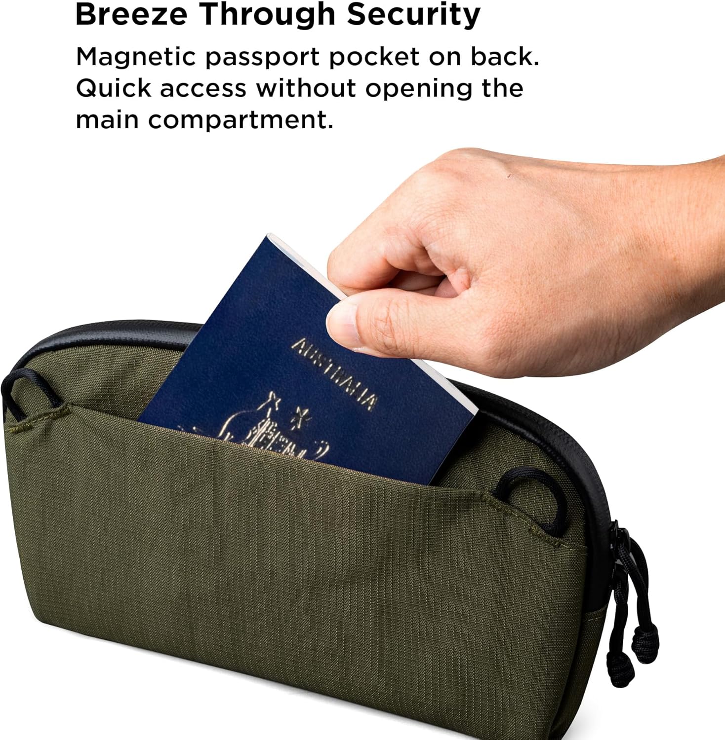 ALPAKA Flight Pouch Pro - 0.7L Sling Crossbody Bag with with RFID Card Slots, Passport Holder, Weatherproof Travel Crossbody Purse