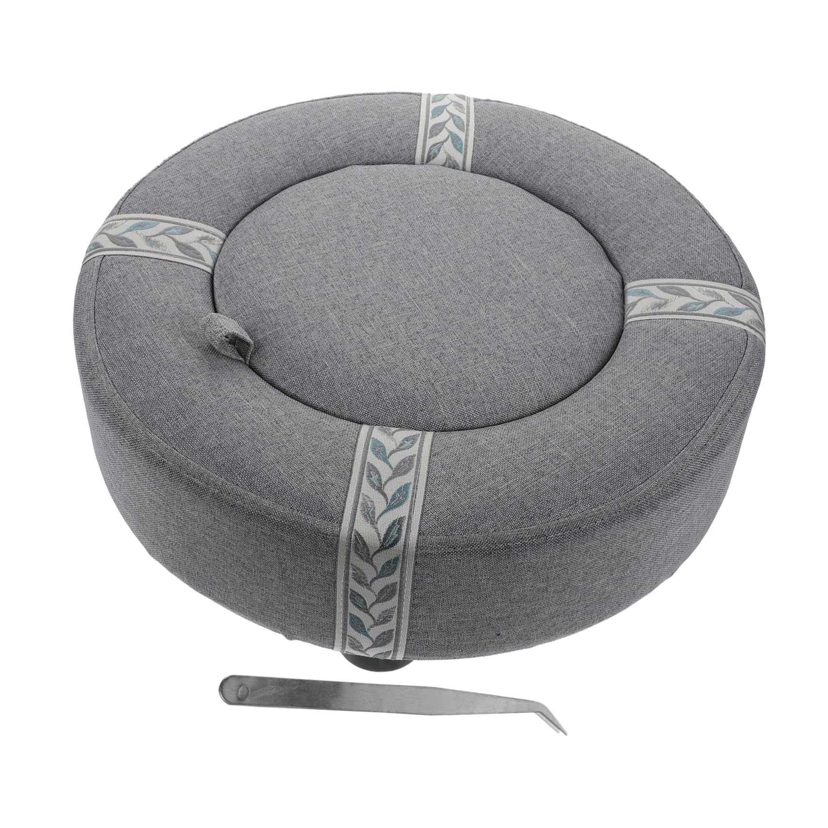 GLEAVI 1Set Multipurpose Moxibustion Cushion Comfortable Grey Cushion for Relaxation and Pressure Relief Breathable Design with Temperature Vents for Home Use