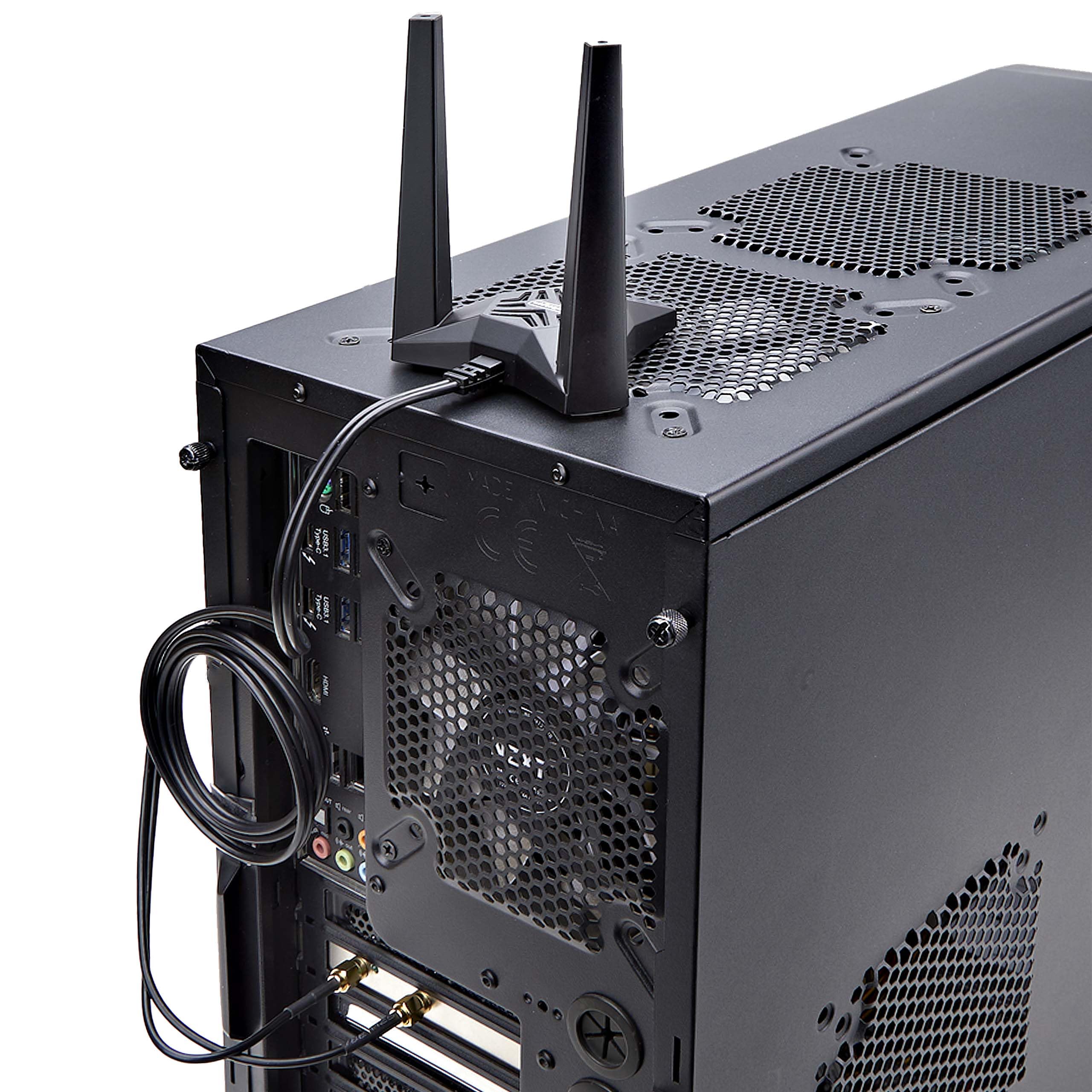 StarTech.COM Carte réseau Wi-FI 6E PCIe, Bluetooth 5.3, Base d'antenne magnétique, Triple Bande 802.11ax, AX5400 NIC, Windows/Linux