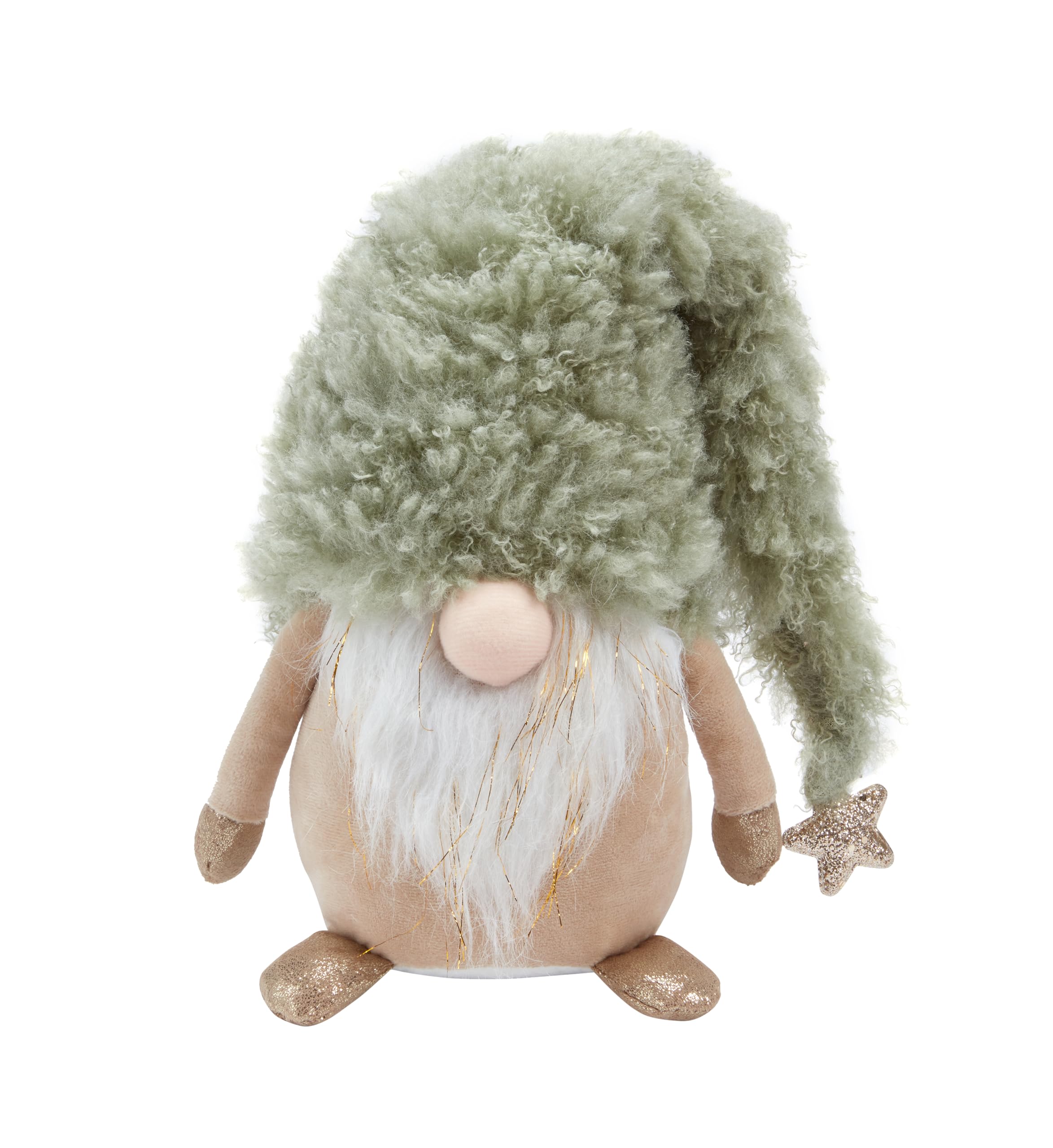 Smart Garden SuperSoft Sage Gonk – 26cm Plush Christmas Decoration – Small Scandinavian Style Festive Gnome