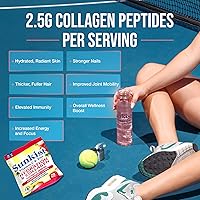 Vista 5 de The Frozen Bean Sunkist Hydration & Collagen - Mezcla de electrolitos de limón y fresa (20 barras), con péptidos de colágeno, vitamina C y zinc