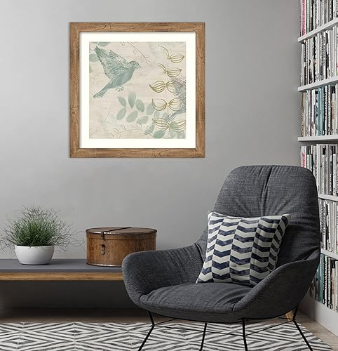 Miniatura 5 de Amanti Art Lienzo decorativo para pared enmarcado de 28 x 28 pulgadas, arboleda de aviares I por June Erica Vess, arte de pared de animales,