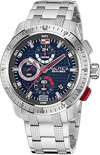 Men's NAPNSF112 NST 101 Grey/Blue/SST Bracelet Watch