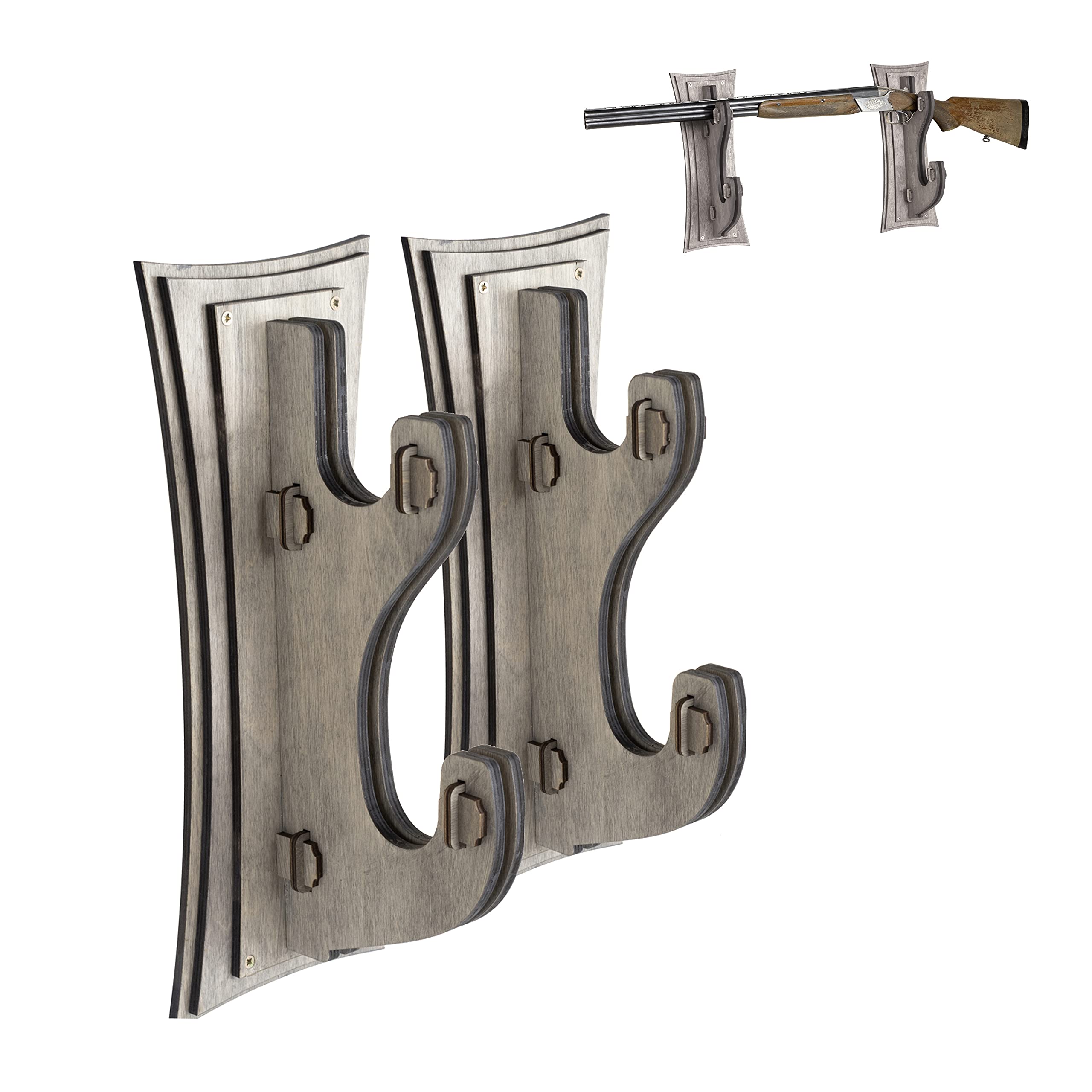 Buy Plydolex Wall Rack Wooden Rack with 2 Hooks Wall Rack Ideal for