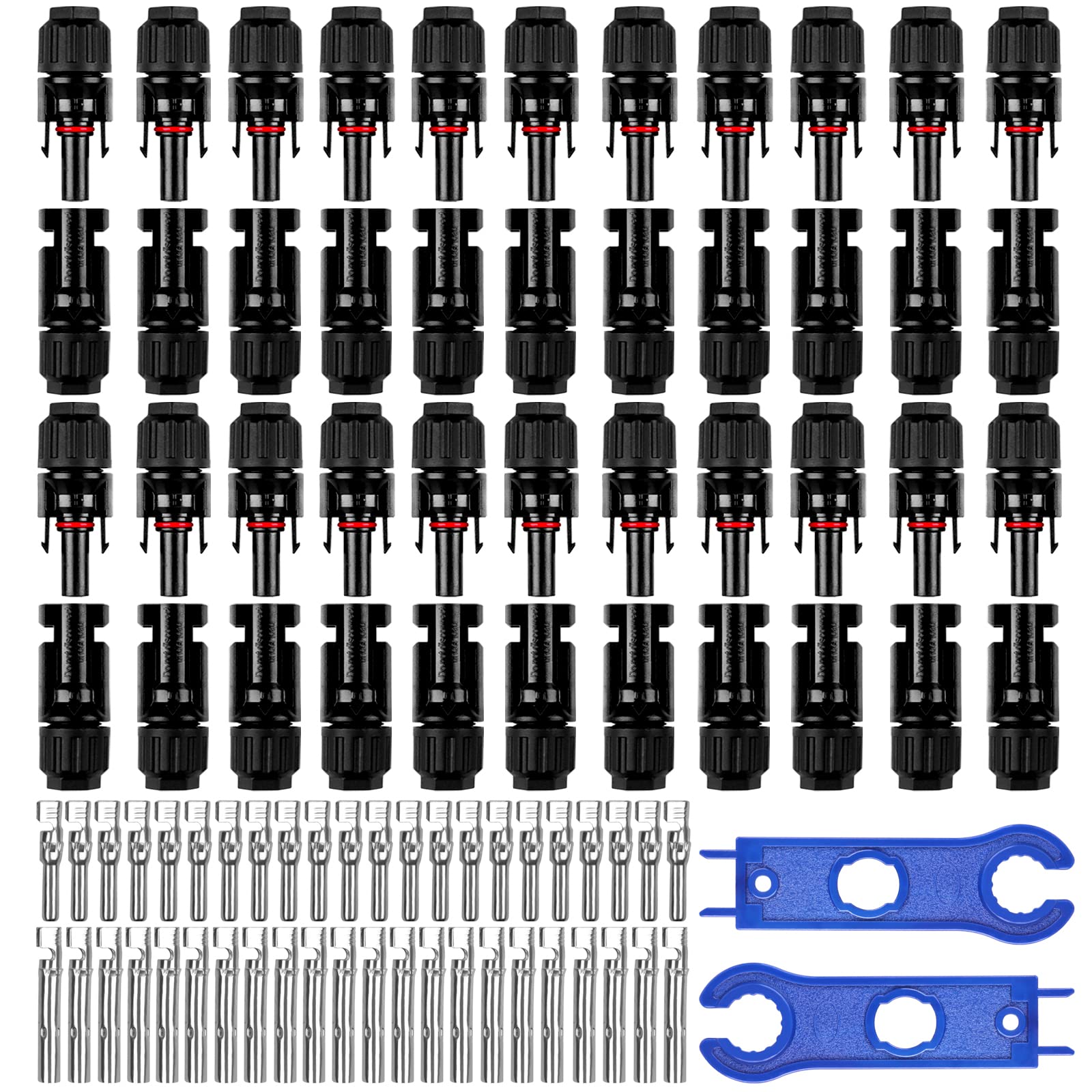 Solarpanel Stecker, 22 Paar Solarstecker, Solarpanel Kabelst
