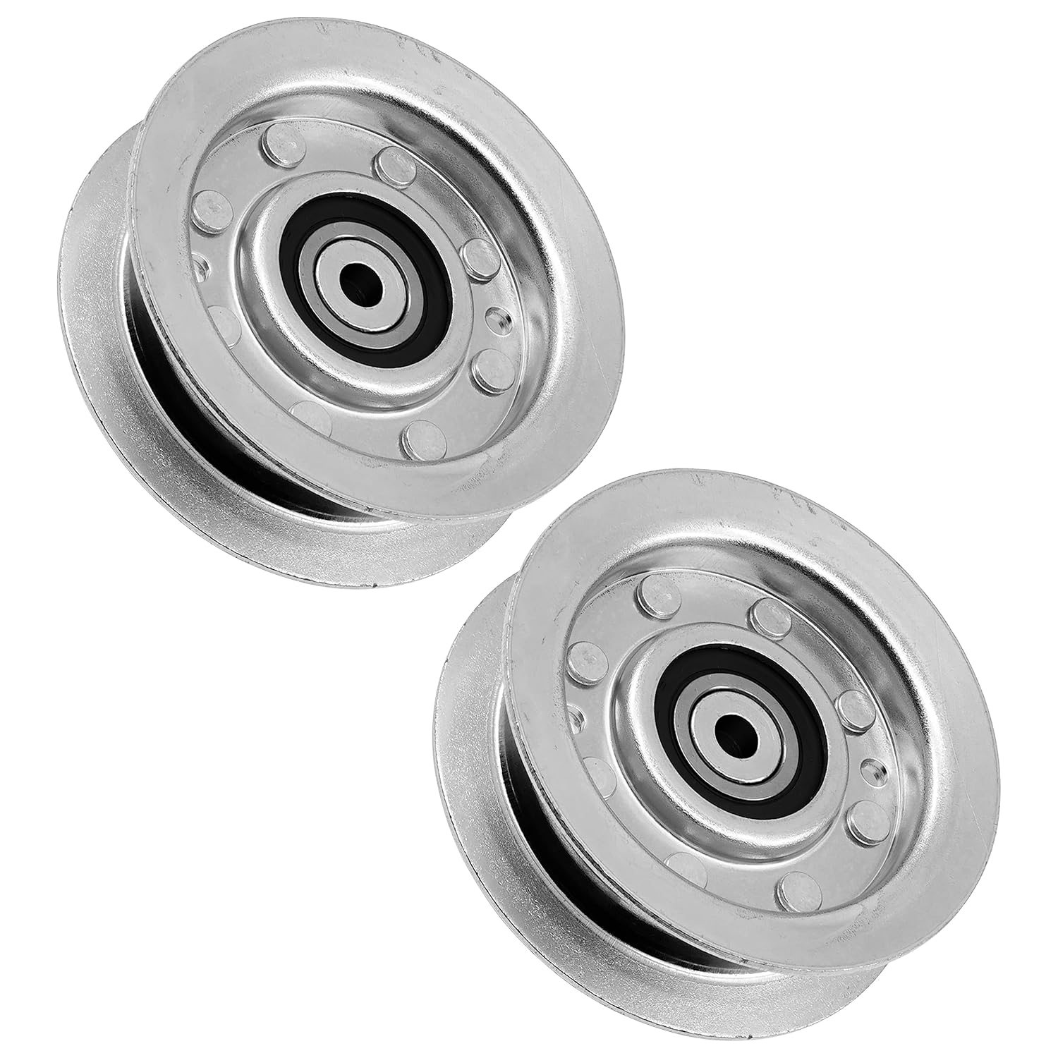 Caltric 2X Deck Arm Pulley Compatible with John Deere X384 X390 X394 X500 X520 X530 X534 42" 44"