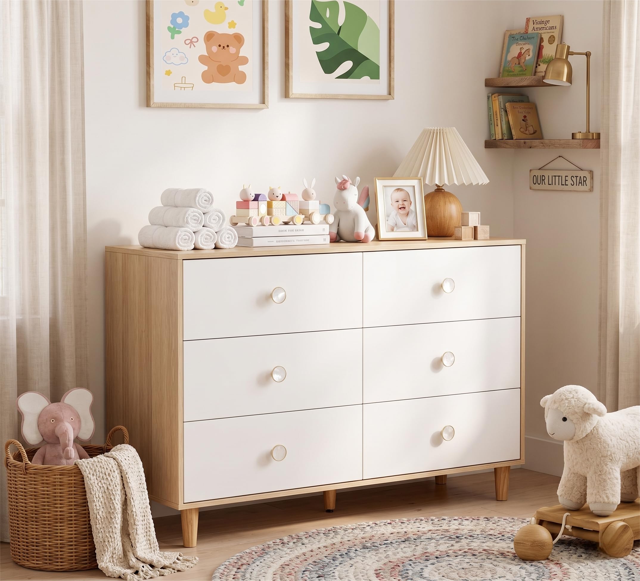 BERRY NEST 6 Drawer Dresser