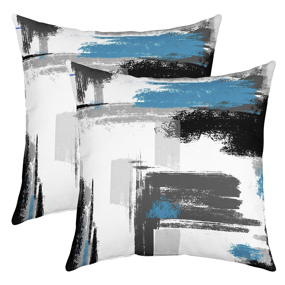 Jejeloiu Set Di 2 Federe Per Cuscini Astratte 40x40 Cm – Morbido Poliestere – Cuscino Divano Soggiorno