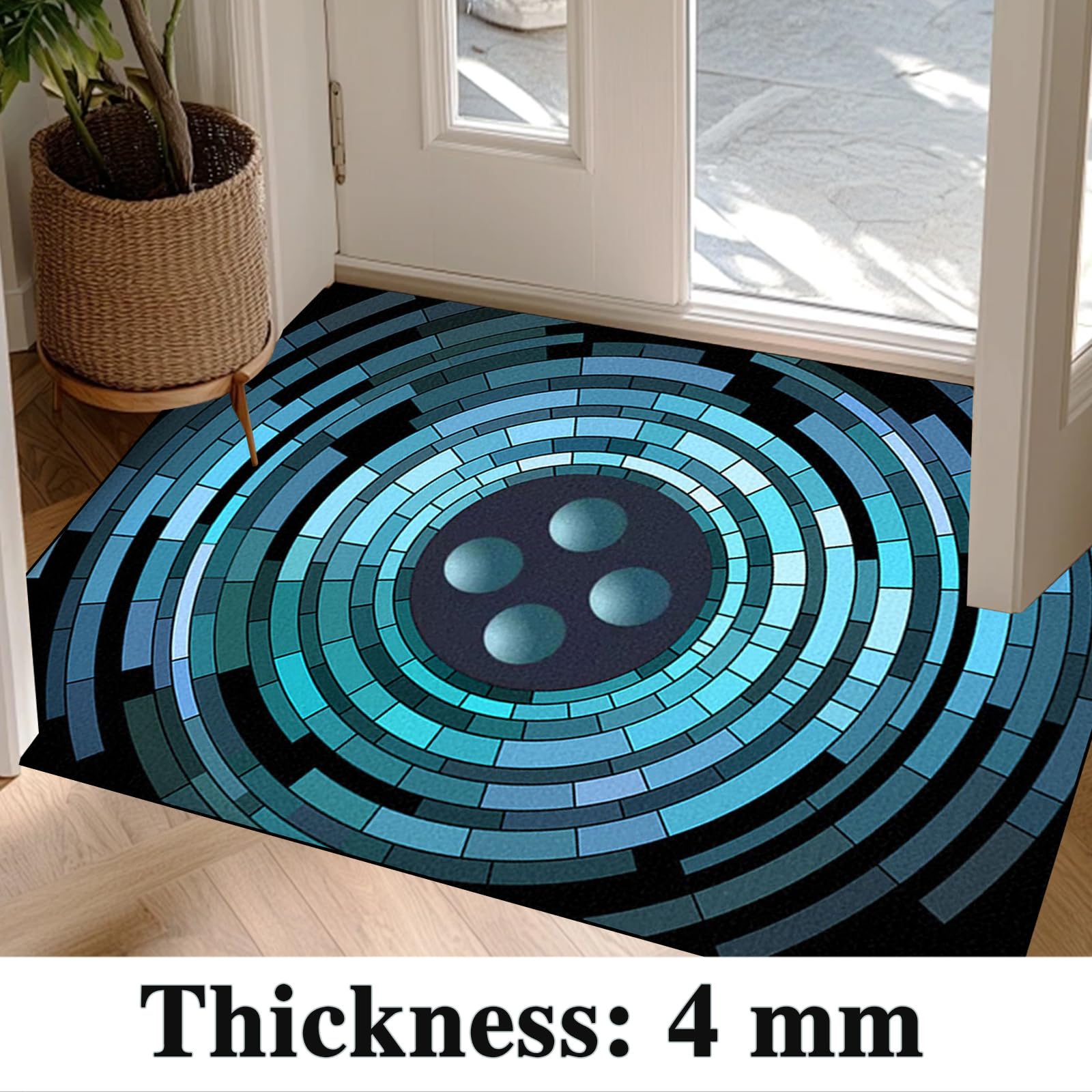 Tappeto Sedia Gaming Tappeto Ufficio Salvapavimento Antiscivolo Ufficio Protettore del Pavimento Tappeto per Sedia con Ruote Tappetino Pavimenti per Parquet e Pavimenti Duri/Piastrelle 140 x 180 cm