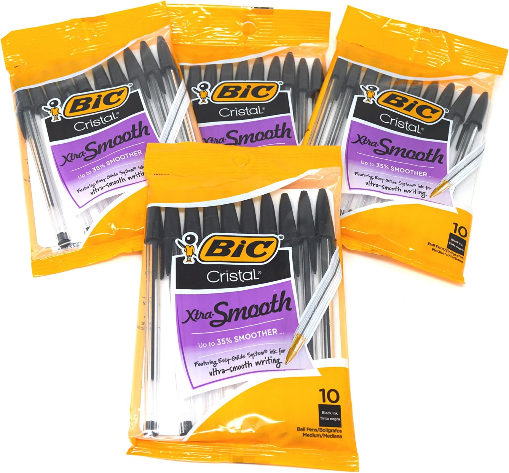 BIC MSBAPP241-A-AST Cristal Xtra Bold Fashion Ballpoint Pen, Bold Point (1.6mm