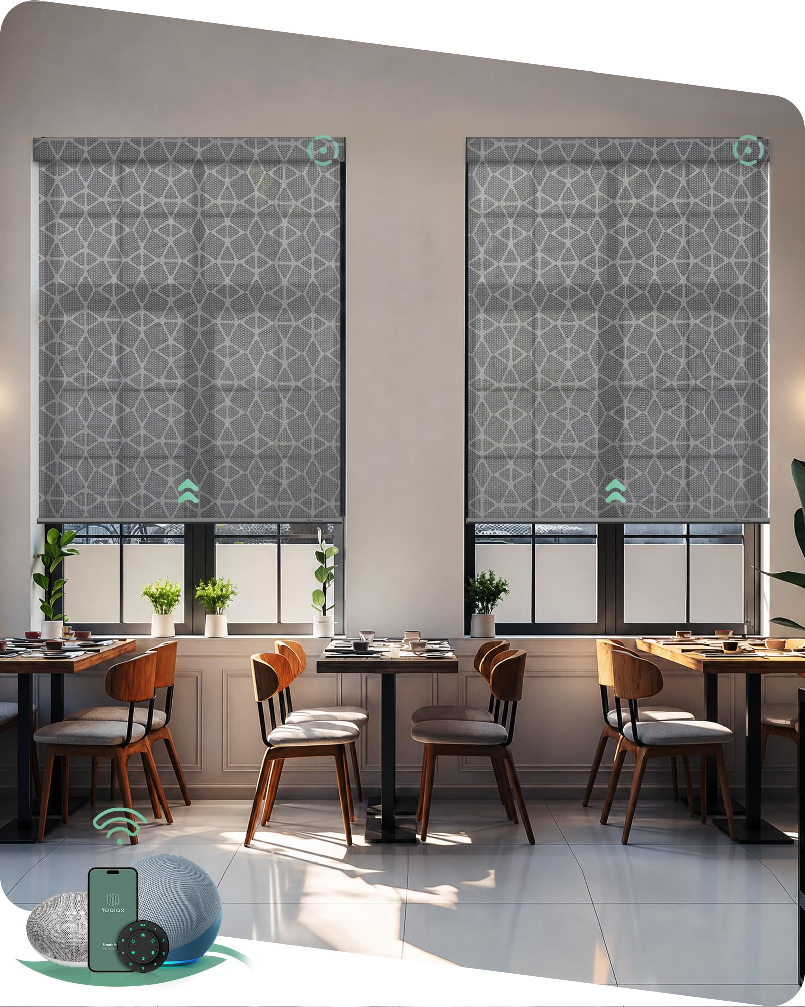Yoolax Motorized Solar Shades
