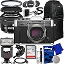 FUJIFILM X-T30 II Mirrorless Camera with XC 15-45mm OIS PZ Lens (Silver) + 64GB Ult...