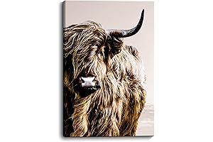 Highland Cow Wall Art: Elevate Your Home with Rustic Charm