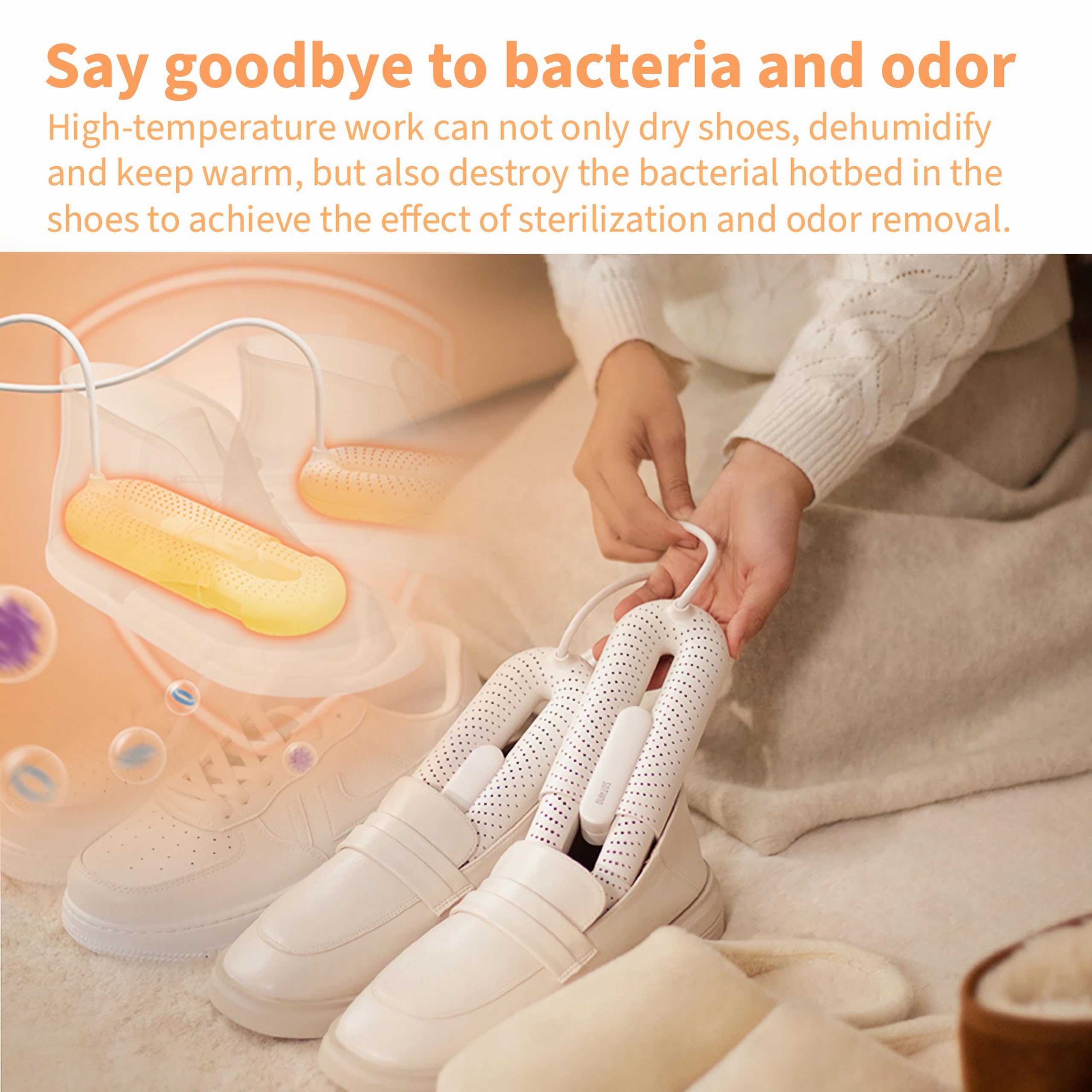 Boot Dryer Shoe Dryer With Telescopic Function Eliminate Bad Odor  Intelligent thermostatic control Timing