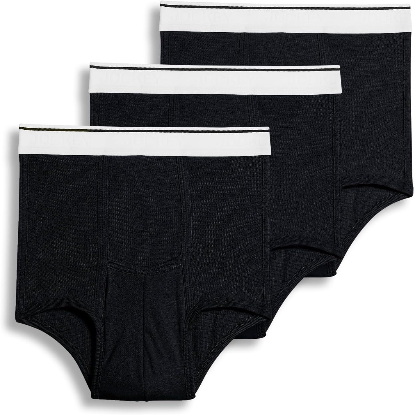 Jockey Men's Underwear Pouch Brief - 3 Pack