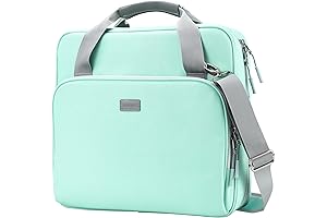 3 Ring Zipper Binder: 3 Inch D-Ring, 700 Sheet Capacity and Multi-Pockets