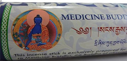 Miniatura 2 de Incienso del Buda de la Medicina Tibetana para la Curación (I-012)