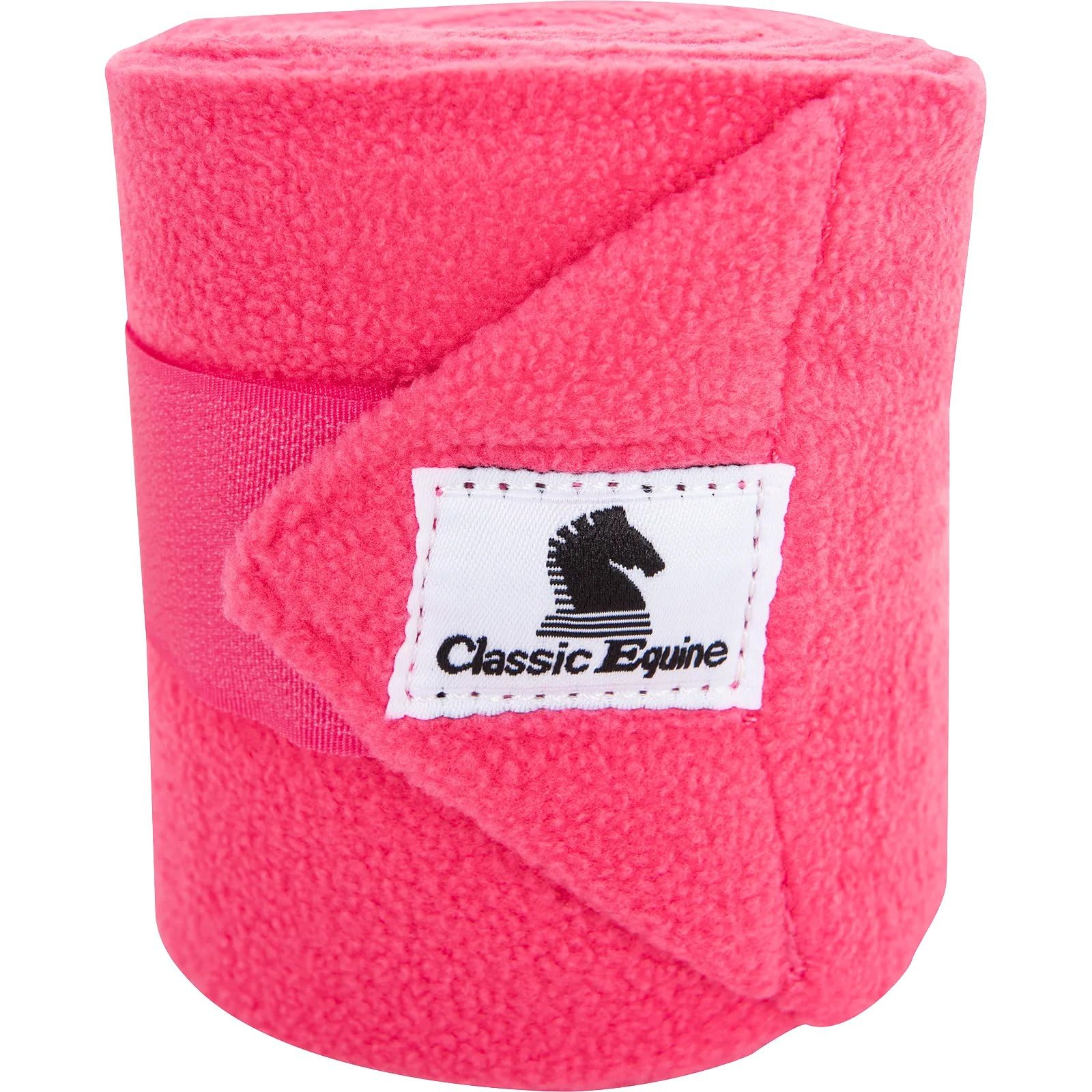 Classic Equine Hot Pink 4 Pack Polo Wraps
