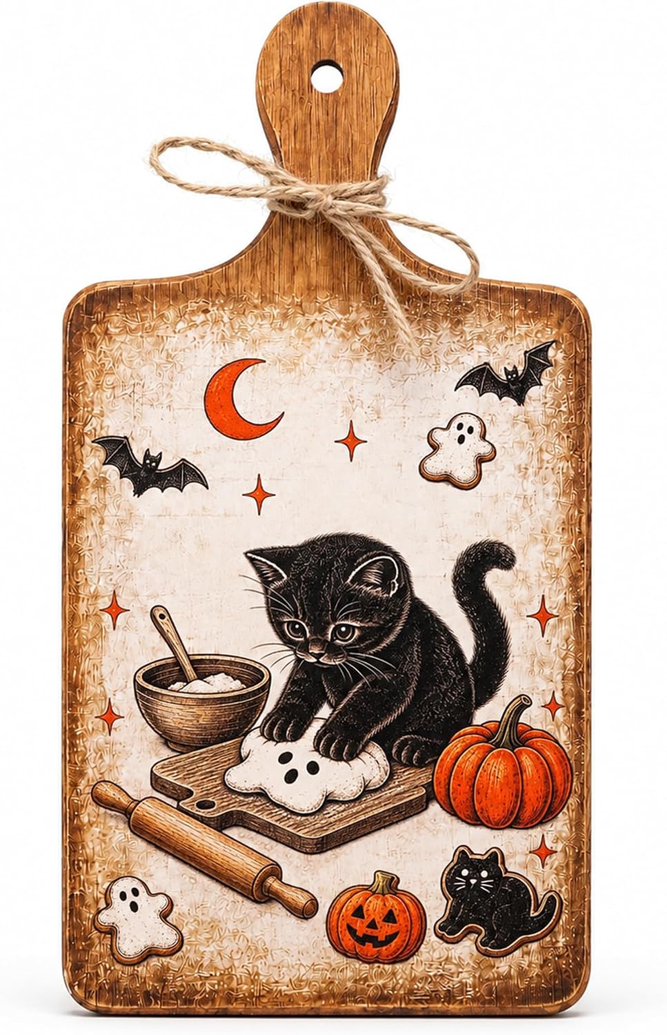 Halloween Decorations Indoor, Bookish and Spooky Cute Halloween Decor Castle Bookshelf Scene with Reading Ghosts, Wooden Ghost Decor for Bookshelf, Cozy Library Decor, Book Lover Gifts for Women 6.9x6.7 inches