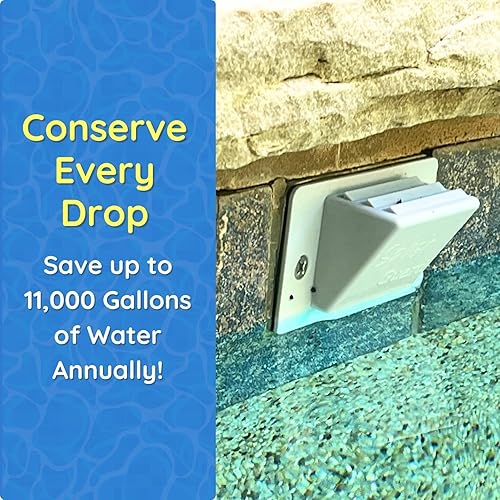Vista 16 de The Skimmie Protector contra salpicaduras, reduce la pérdida de agua con protector contra salpicaduras para piscinas, fácil de instalar y reemplazo
