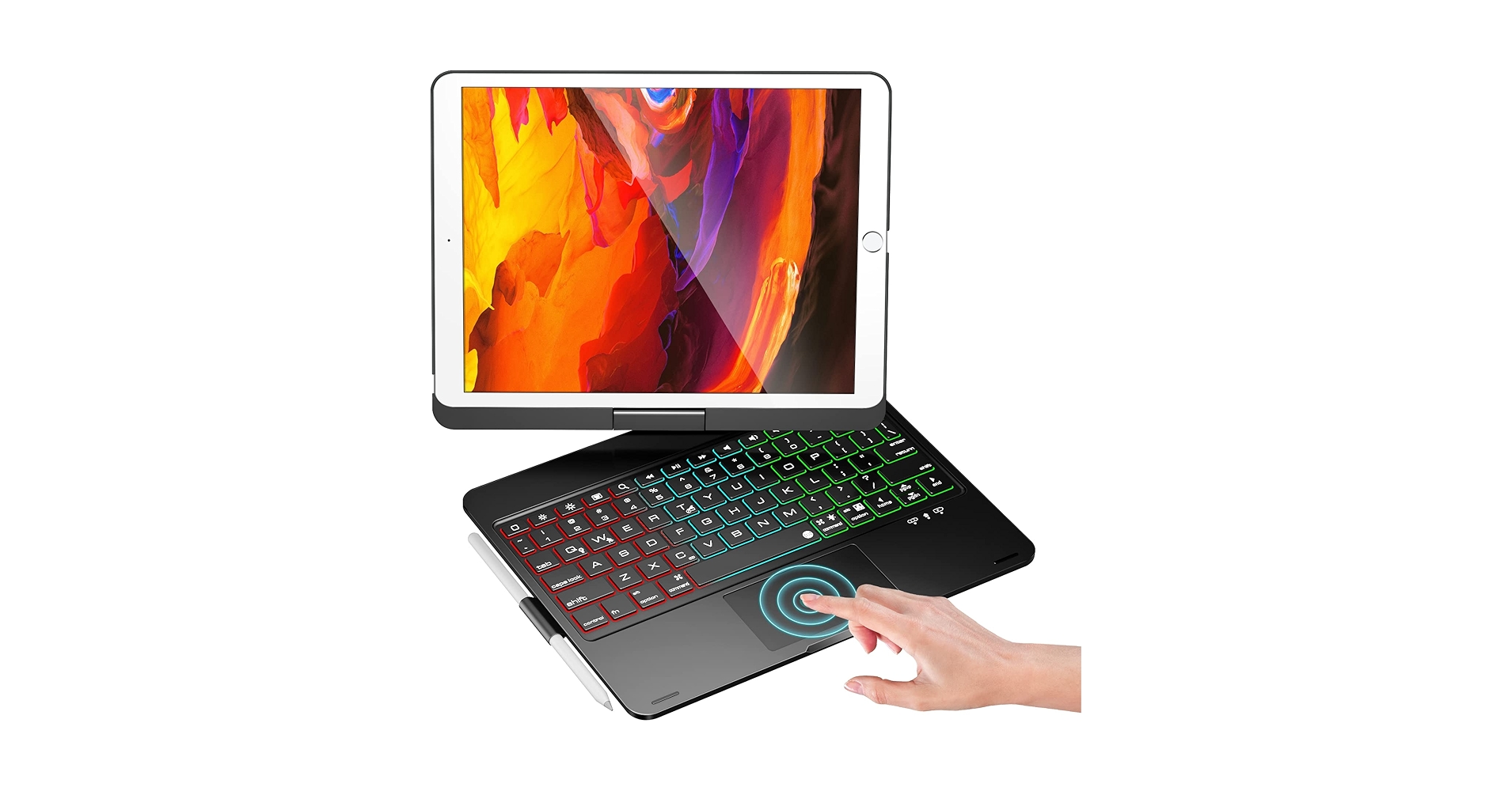iPad - ホノボノ Amazon.com: NOKBABO iPad 9th Generation Case with Keyboard
