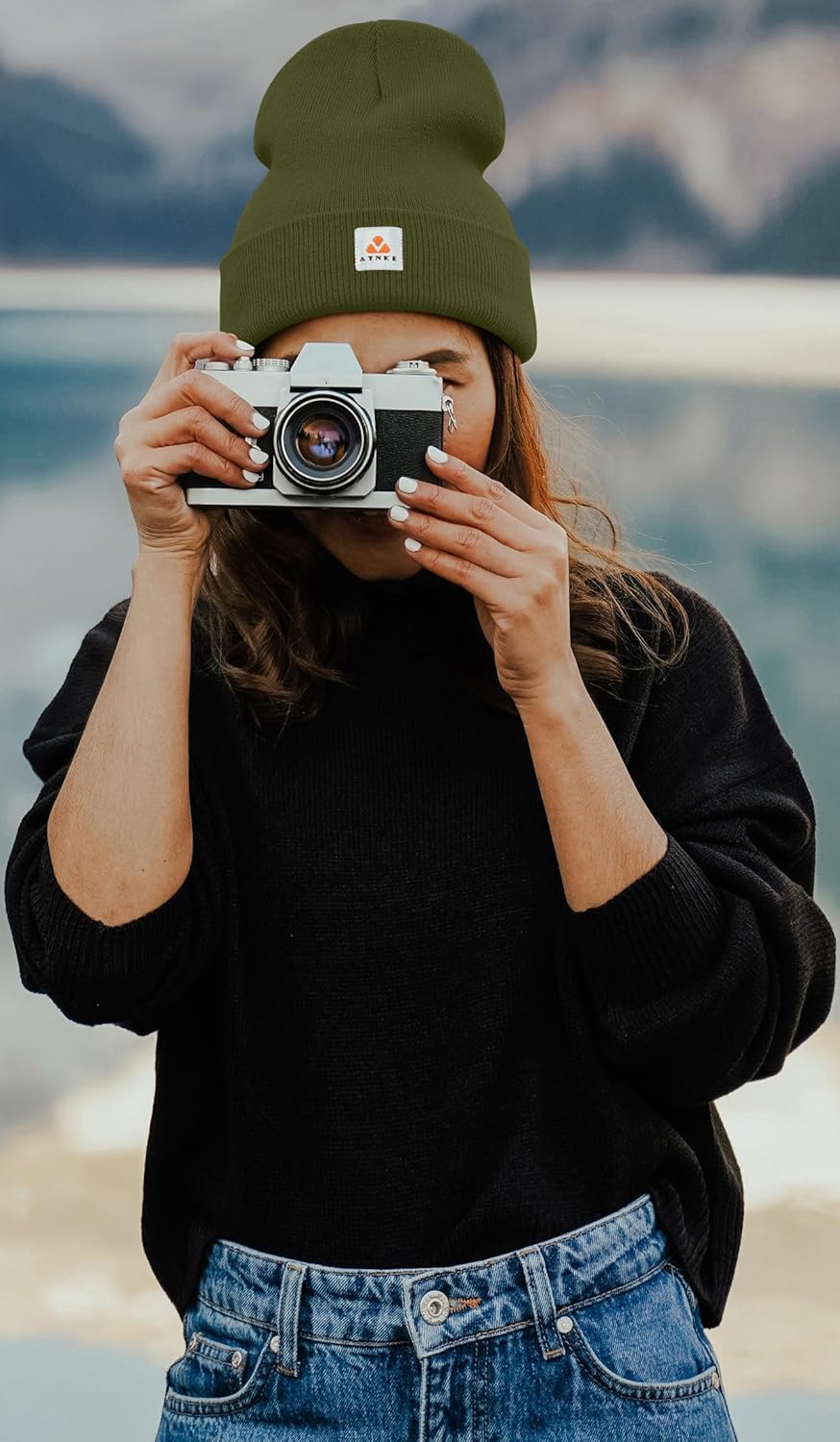 ATNKE Winter Knit Cuffed Beanies Hat Stretchy Soft Warm Daily Skull Cap Gifts for Men and Women - Image 6