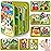 hahaland Busy Book for Toddlers 1-3 - Montessori Toys Busy Board for 1 Year Old Boy Gifts Girl Toys Educational Learning Quiet Activity Books Travel Toy One Year Old Birthday Christmas Toddler Gifts