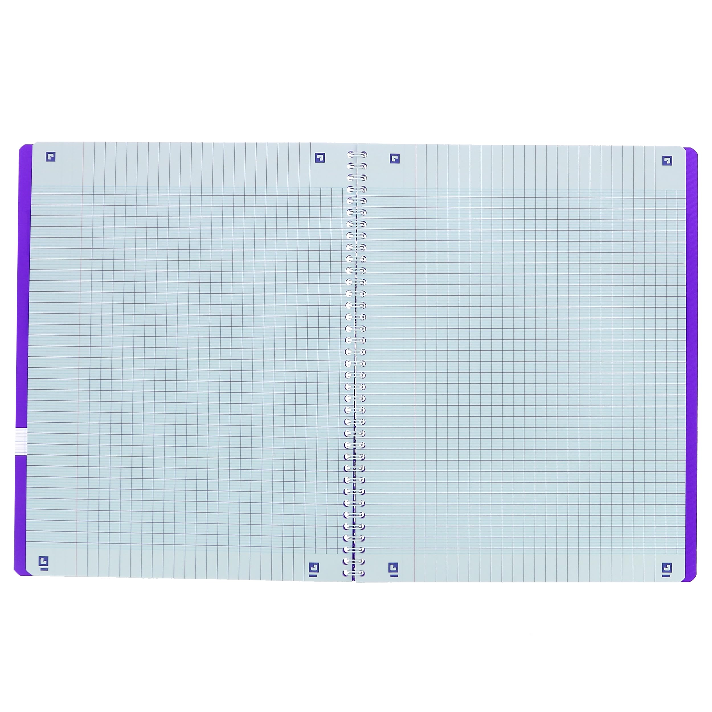 Oxford OpenFlex Lot de 5 Cahier à spirales Grands carreaux Seyès 100 pages 24 x 32 Couleurs Assorties
