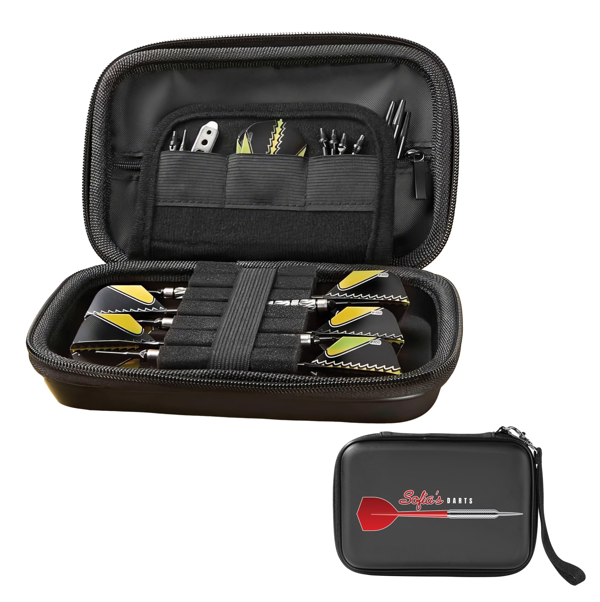 Varsany Personalised Darts Case Holds 3 Darts Wallet Storage Accessories 3
