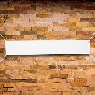 Large Banners Signs Polyester Oxford Cloth Sublimation Banner with Hanging Rope Easy Hang Signs DIY Banner Signs for Wedding Birthday Parties Indoor Outdoor for Business Office (1.6 x 9.8 feet)