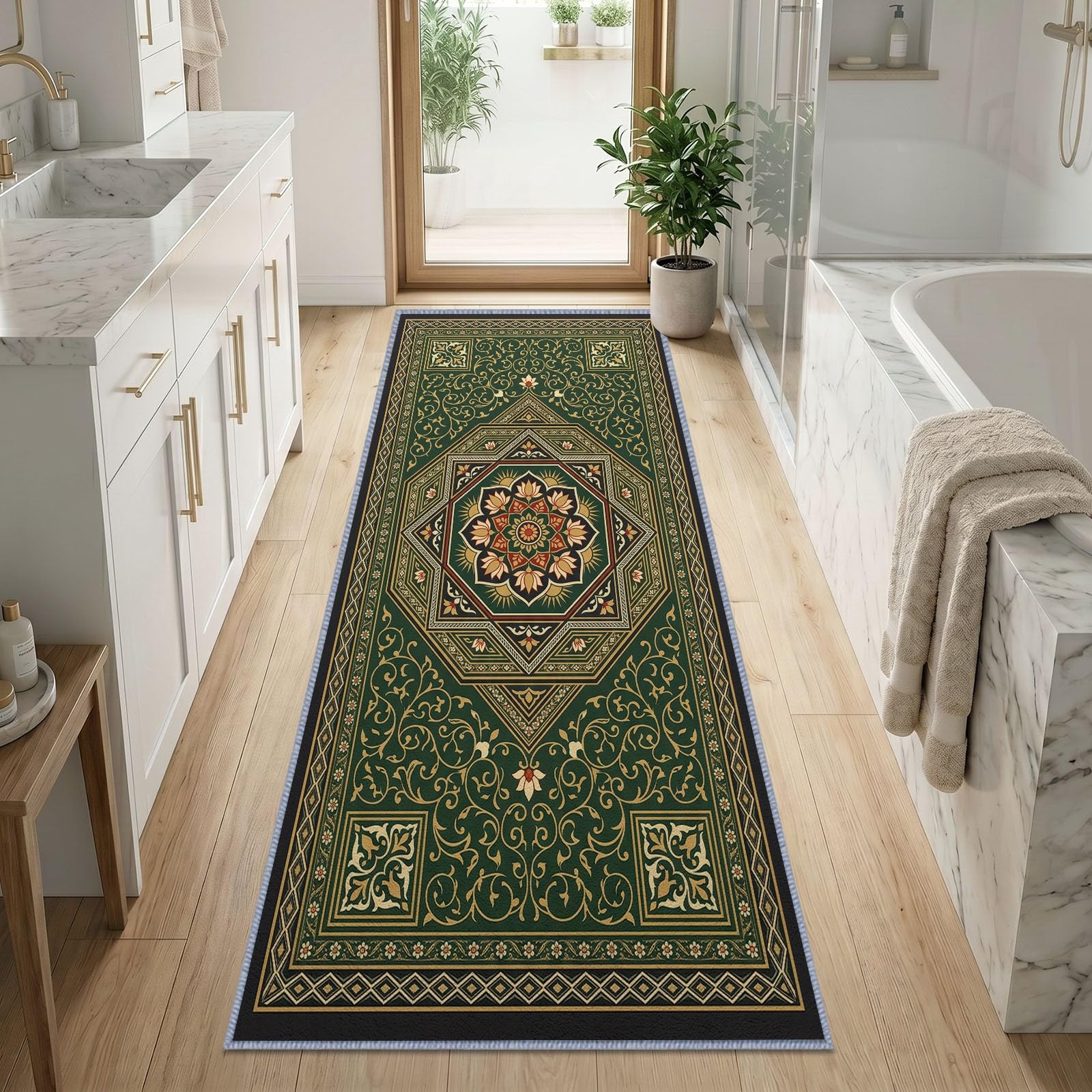 Dywaniki chodnikowe na korytarz, 60 x 300 cm, Datura A, dywan z nadrukiem
