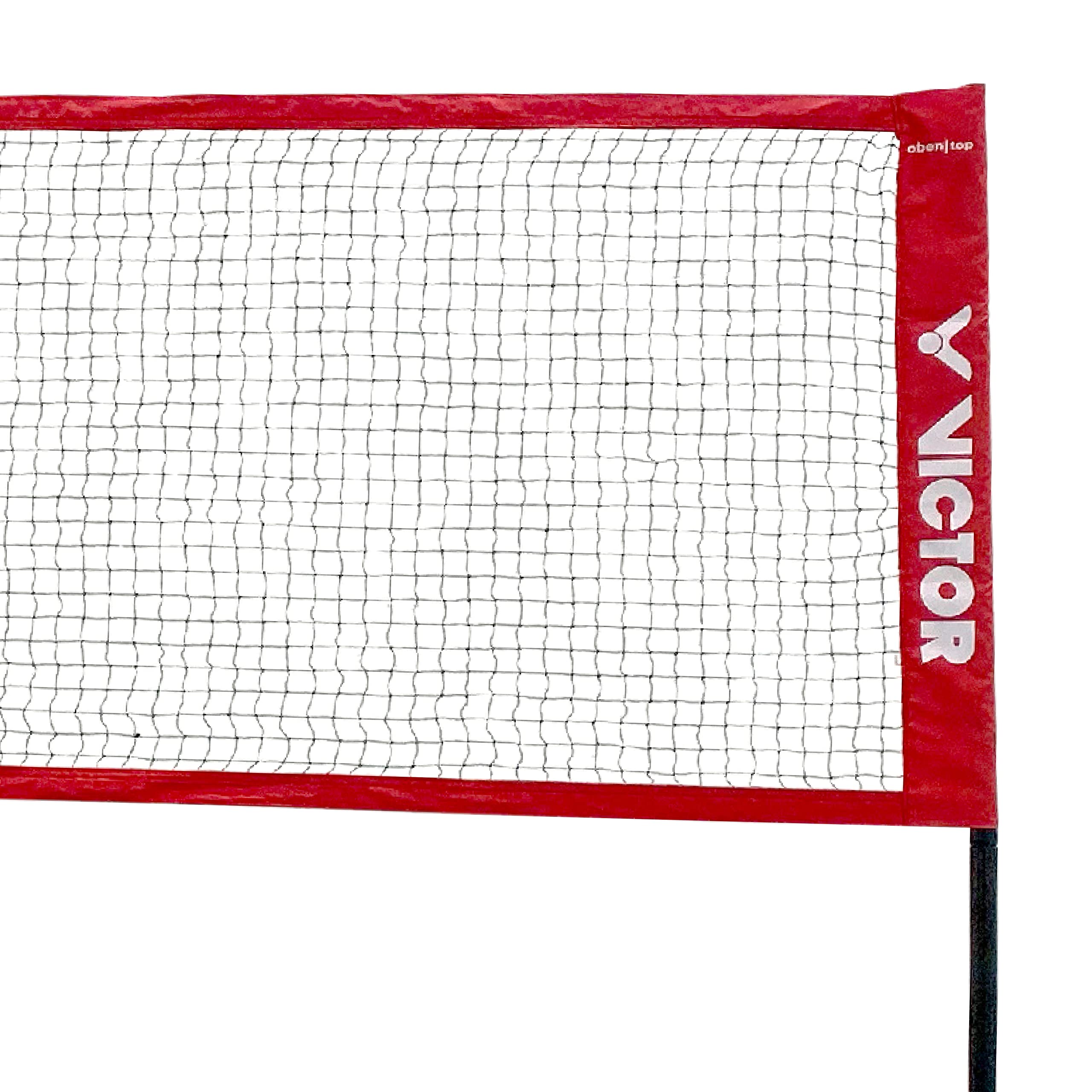 VICTOR Premium Multifunktionsnetz - höhenverstellbares Outdoor Federball Badmintonnetz – Länge 6 m oder 3m