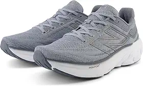 Fresh Foam X 1080 V13 Tênis de corrida masculino, Aço/Titânio/Branco, 7 Narrow
