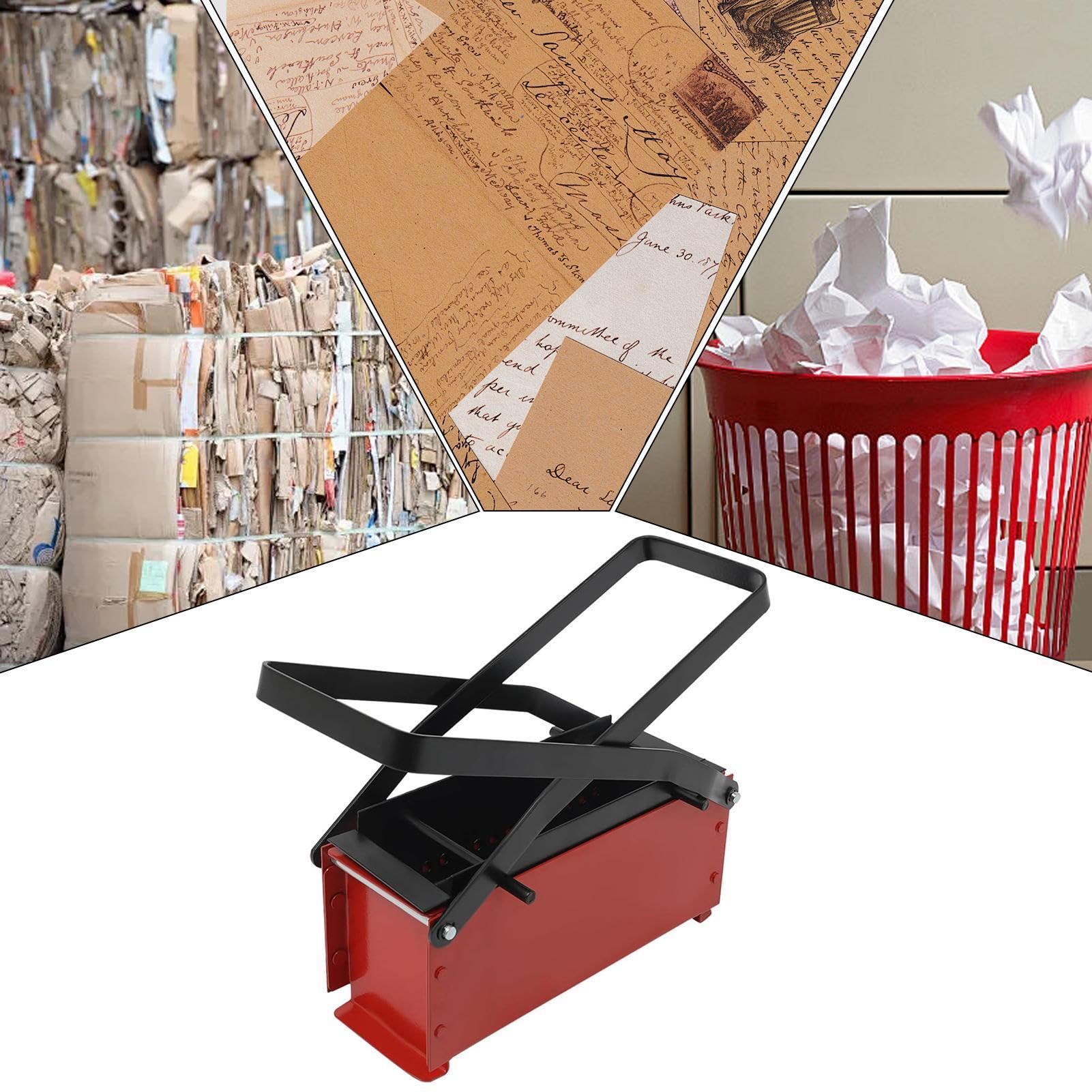 Wytwórca brykietów gazetowych – prasa do cegieł do porowatego papieru designerskiego dla przyjaznego dla środowiska recyklingu, maszyna do makulatury ze stabilną ramą, łatwa obsługa i wydajna
