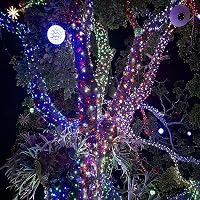 GlobaLink Elemes Tündérfény 300 LED 40m - Színes Kültéri-Beltéri Fényfüzér 8 Világítási Móddal, Időzítővel, IP44 Vízálló Dekoráció Karácsony 8